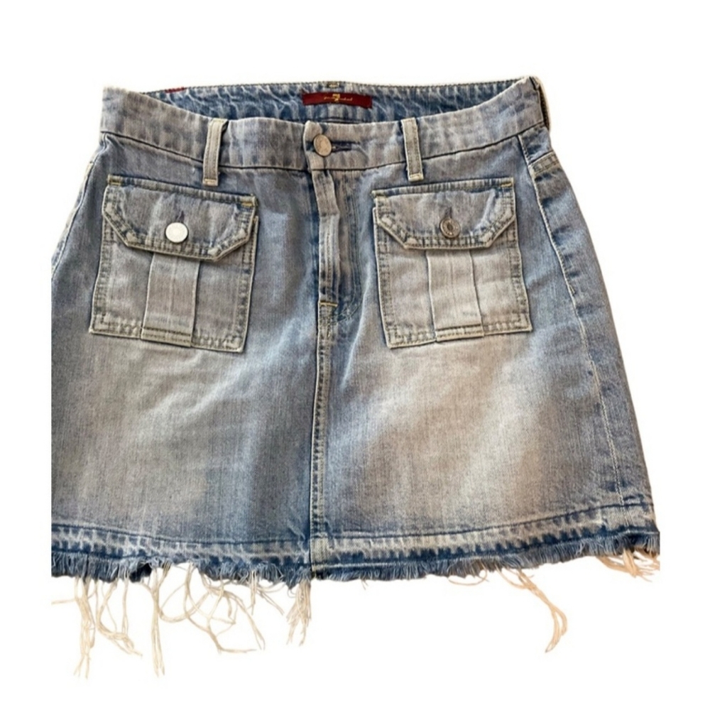 7 For All Mankind Denim Skirt